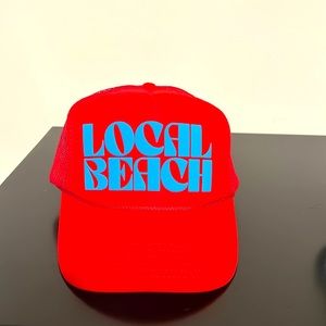 Local beach super cute trucker hat!